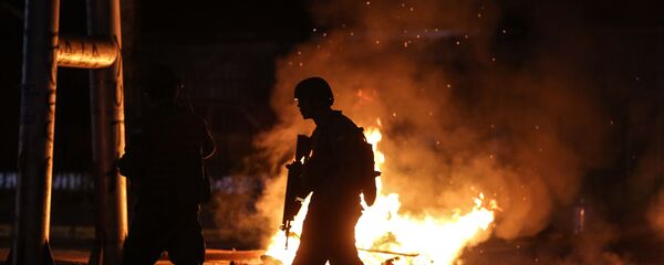 Şili'de protestolar - Sputnik Türkiye