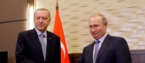 Türkiye Cumhurbaşkanı Recep Tayyip Erdoğan ve Rusya Devlet Başkanı Vladimir Putin - Sputnik Türkiye
