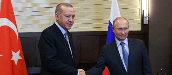 Türkiye Cumhurbaşkanı Recep Tayyip Erdoğan ve Rusya Devlet Başkanı Vladimir Putin - Sputnik Türkiye