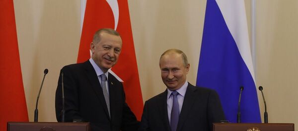 Recep Tayyip Erdoğan - Vladimir Putin - Sputnik Türkiye