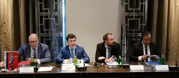 Rusya Merkez Federal Bölgesi Yatırım Konseyi, “Russian Road Show” isimli etkinlik çerçevesinde İstanbul’da toplantı gerçekleştirdi. Rusya Merkez Federal Bölgesi Yatırım Konseyi, “Russian Road Show” isimli etkinlik çerçevesinde İstanbul’da toplantı gerçekleştirdi. - Sputnik Türkiye
