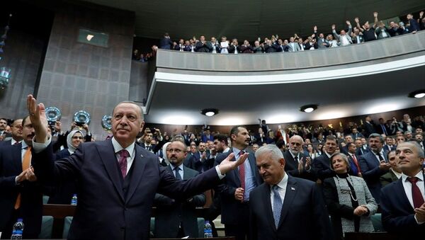 Recep Tayyip Erdoğan, AK Parti TBMM Grup toplantısı - Sputnik Türkiye