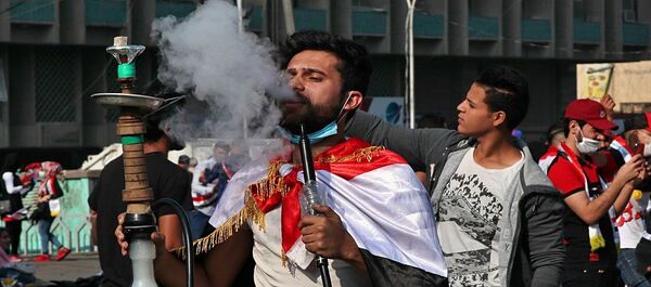 Irak'taki gösteriler - Sputnik Türkiye