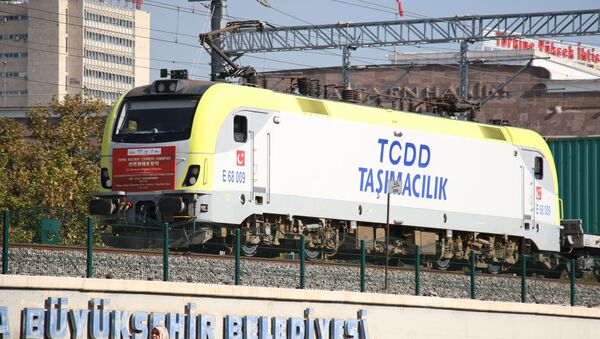Çin'den Avrupa'ya giden tren - Sputnik Türkiye