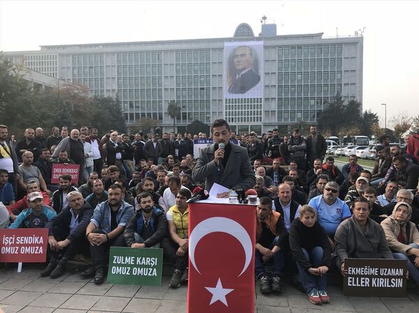 Halkevleri'nden İBB önünde 'su zammı' protestosu - Sputnik Türkiye