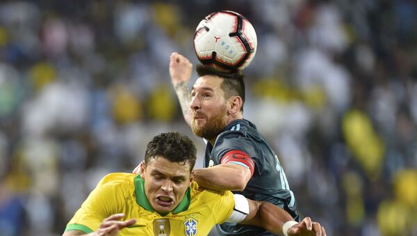 Arjantin, Messi'nin tek golüyle Brezilya'yı yendi - Sputnik Türkiye