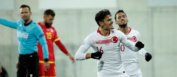 Andorra ile Türkiye A Milli Futbol Takımları, başkent Andorra la Vella’daki Ulusal Stadyum’da karşı karşıya geldi - Sputnik Türkiye