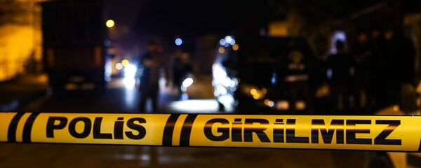 Polis, girilmez, olay yeri inceleme - Sputnik Türkiye