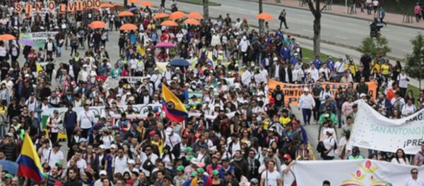 Kolombiya genel grev - Sputnik Türkiye