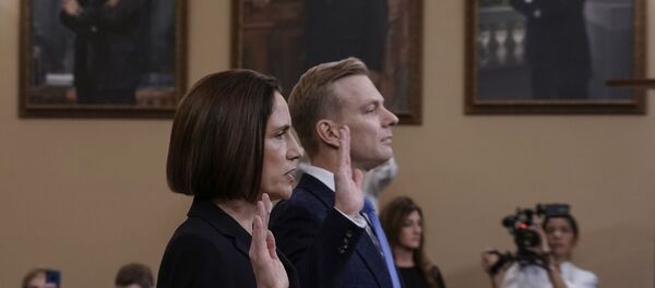 Trump'a azil soruşturması kapsamında Hill ve Holmes ifade verdi - Sputnik Türkiye