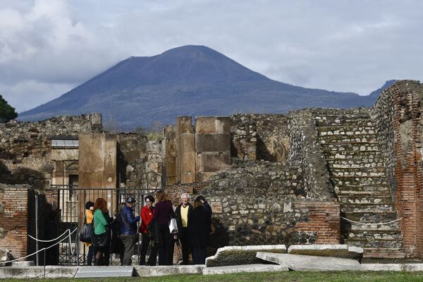 Pompeii antik kentindeki Roma hamamı ve ünlü fresk ilk kez görücüye çıktı - Sputnik Türkiye