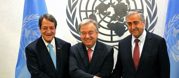 Üçlü Kıbrıs görüşmeleri - Sputnik Türkiye