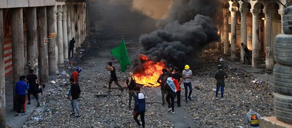 Irak, protesto - Sputnik Türkiye