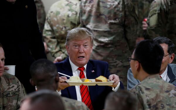 Donald Trump Afganistan'da - Sputnik Türkiye