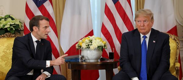Macron'dan Trump'a tepki - Sputnik Türkiye