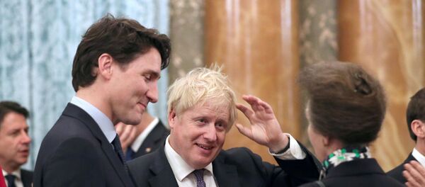  Boris Johnson ve Justin Trudeau  - Sputnik Türkiye