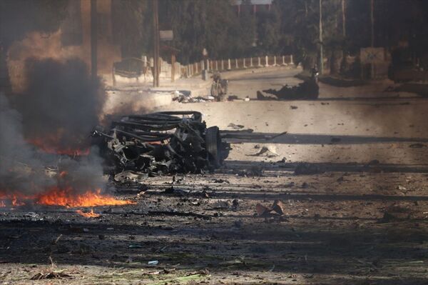 Rasulayn'da saldırı: 1 ölü, 2 yaralı - Sputnik Türkiye