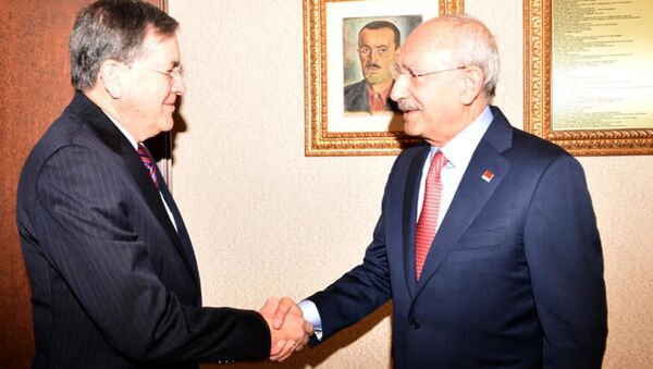 Kılıçdaroğlu, ABD'nin Ankara Büyükelçisi Satterfield'i kabul etti - Sputnik Türkiye