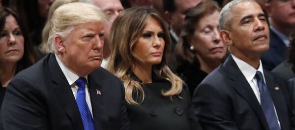 Donald Trump - Barack Obama - Sputnik Türkiye