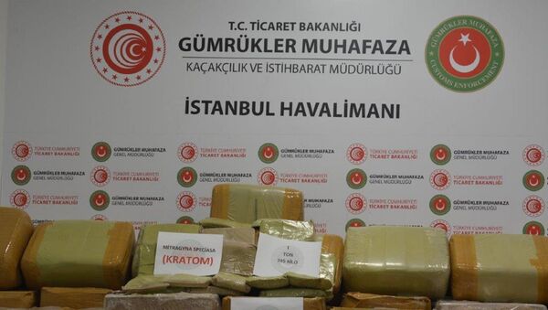 İstanbul Havalimanı'nda rekor miktarda uyuşturucu ele geçirildi  - Sputnik Türkiye