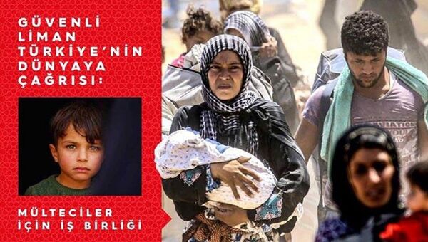 Erdoğan'dan liderlere 'Mülteciler İçin İş Birliği' kitabı - Sputnik Türkiye