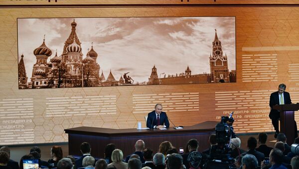 Vladimir Putin'in büyük yıl sonu basın toplantısı - Sputnik Türkiye
