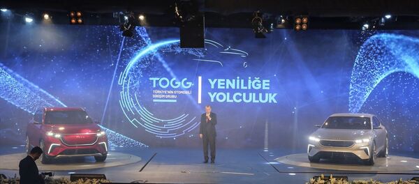 Yerli otomobil- Recep Tayyip Erdoğan - Sputnik Türkiye