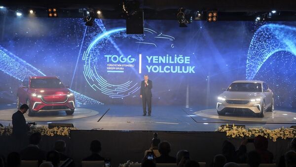 Yerli otomobil- Recep Tayyip Erdoğan - Sputnik Türkiye