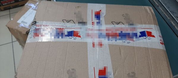 Kargo paketindeki adres görevlileri ‘şok’ etti - Sputnik Türkiye