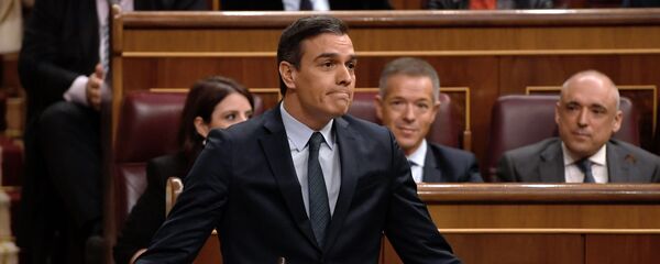 PSOE Lideri Pedro Sanchez  - Sputnik Türkiye