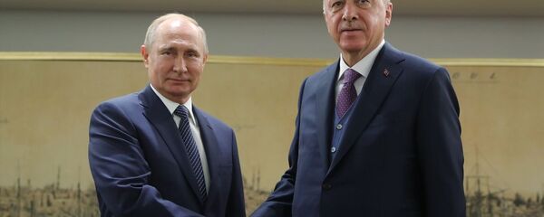 Vladimir Putin- Recep Tayyip Erdoğan - Sputnik Türkiye
