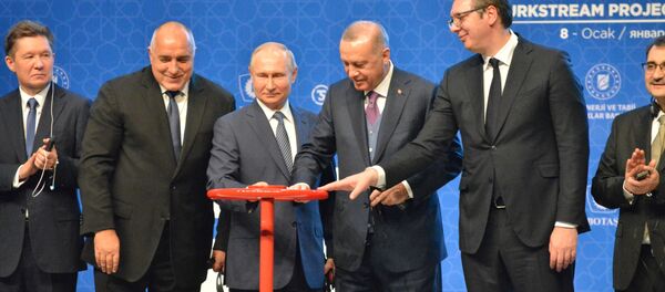 TürkAkım'da vana açıldı  - Sputnik Türkiye