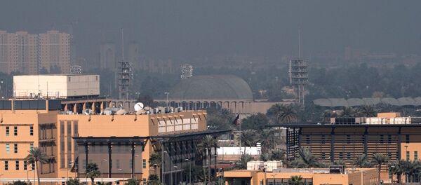 Bağdat'ta bulunan Yeşil Bölge'deki ABD Büyükelçiliği - Sputnik Türkiye