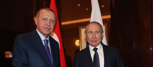Recep Tayyip Erdoğan-Vladimir Putin, Berlin, Libya Zirvesi - Sputnik Türkiye