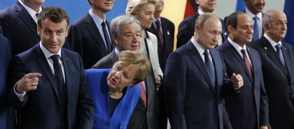 Almanya'nın başkenti Berlin'deki Libya konferansı - Sputnik Türkiye