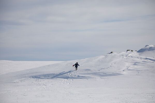 Uludağ'ı aratmayan merkezde kar kalınlığının artmasıyla birlikte kayak sezonu açılırken, vatandaşlar güzel zaman geçirmek için bölgeye akın ediyor. 
 - Sputnik Türkiye