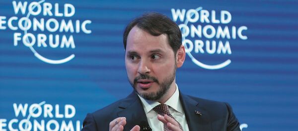Berat Albayrak, Davos - Sputnik Türkiye