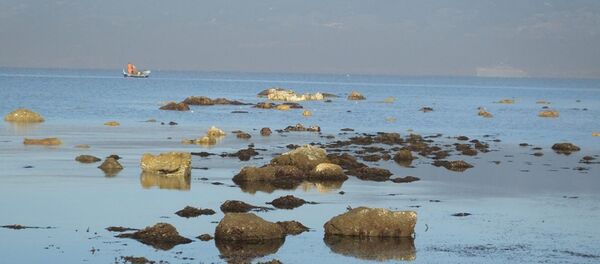 Balıkesir'de deniz çekilince antik limanın kalıntıları su yüzeyine çıktı Balıkesir'de deniz çekilince antik limanın kalıntıları su yüzeyine çıktı - Sputnik Türkiye