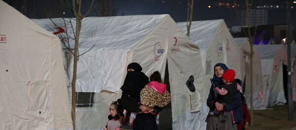 Elazığ depremi, çadırdaki depremzedeler, AFAD, çadır - Sputnik Türkiye