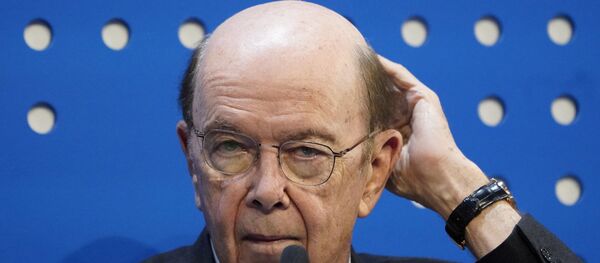 Wilbur Ross Davos'tayken - Sputnik Türkiye