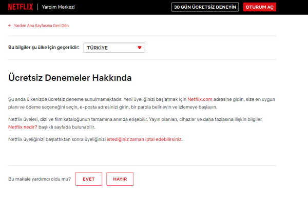 Netflix, Türkiye için ücretsiz deneme sürümünü kaldırdı Netflix, Türkiye için ücretsiz deneme sürümünü kaldırdı - Sputnik Türkiye