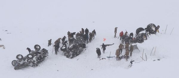 Van'da çığ altında kalanları arayan ekibin üstüne çığ düştü - Sputnik Türkiye