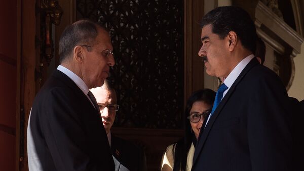 Rusya Dışişleri Bakanı Sergey Lavrov ve Venezüella Devlet Başkanı Nicolas Maduro  - Sputnik Türkiye