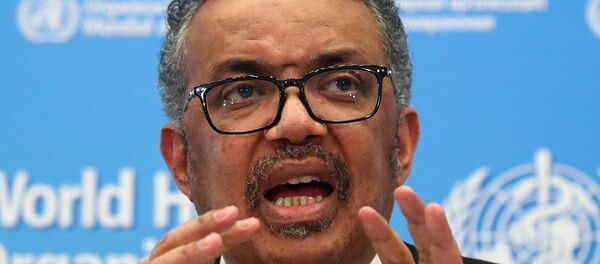 Dünya Sağlık Örgütü Genel Direktörü Tedros Adhanom Ghebreyesus - Sputnik Türkiye