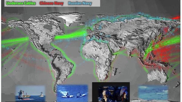 Pentagon, Rus donanmasının aktivitelerini gösteren harita yayınladı - Sputnik Türkiye
