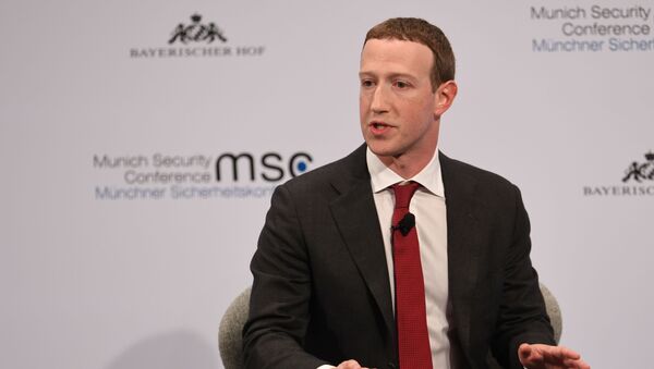 Mark Zuckerberg, Münih Güvenlik Konferansı - Sputnik Türkiye