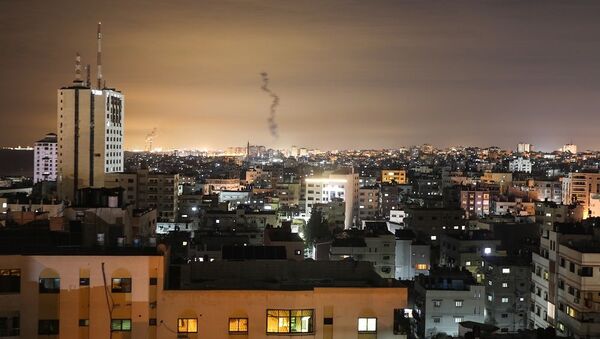 Gazze'den İsrail'e 20 roket fırlatıldı - Sputnik Türkiye