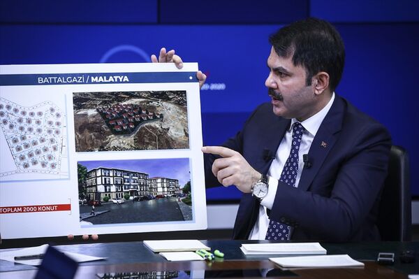 Bakan Kurum: Van'da kalıcı konutlar için çalışma başlatmış durumdayız - Sputnik Türkiye