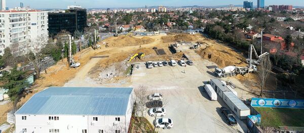 Levent Camii inşaatı Levent Camii inşaatı - Sputnik Türkiye