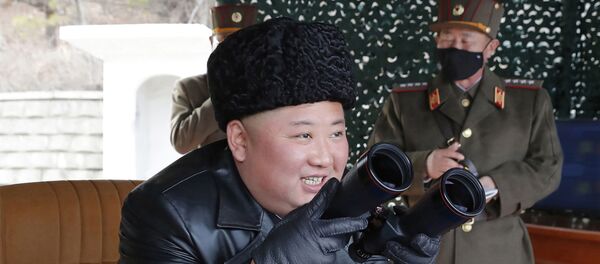 Kuzey Kore Lideri Kim Jong-un, ordunun tatbikatına katıldı. - Sputnik Türkiye